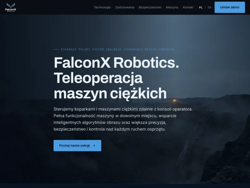 Prezentacja projektu FalconX Robotics